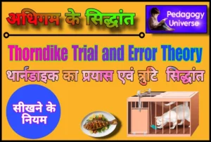 Thorndike ka siddhant